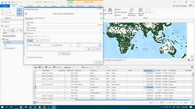 Select By Attributes Query Builder in ArcGIS Pro смотреть онлайн