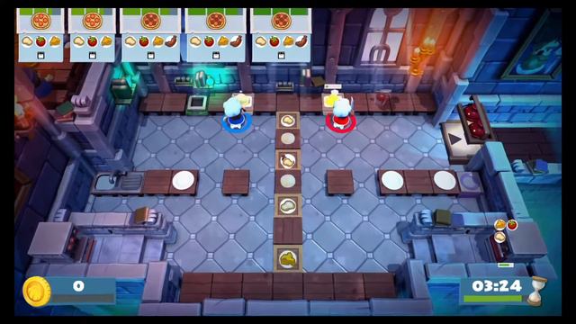Overcooked 2 прохождение вдвоем #3 на nintendo switch смотреть онлайн