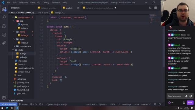 How to Build a simple React App with XState смотреть онлайн