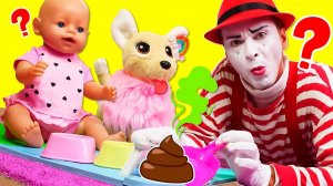 Кукла БЕБИ БОН приютила собачку Чичилав! Весёлые игры для девочек Дочки Матери с Baby Born