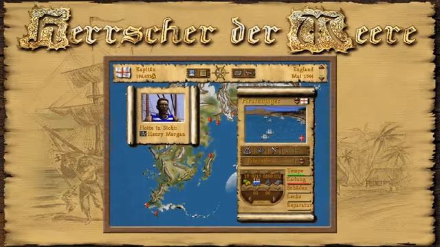 Let's Play Herrscher der Meere [DOS, 1997] 57 - Henry Morgan kommt nicht 'raus смотреть онлайн