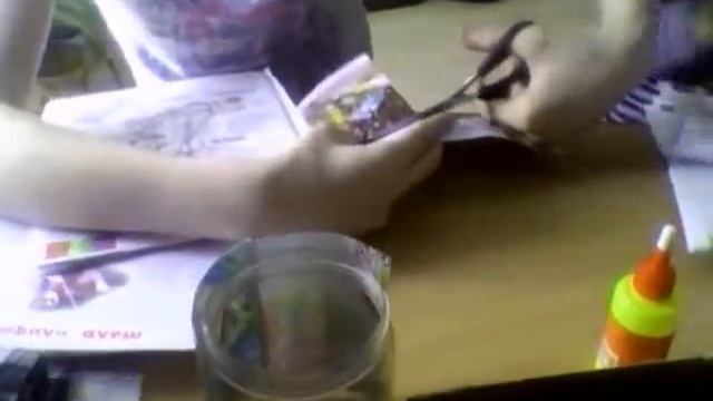 декорируем баночку))) смотреть онлайн