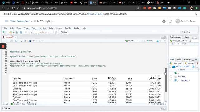 Data Wrangling using R смотреть онлайн