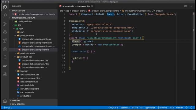 Разбор простого приложения на Angular смотреть онлайн