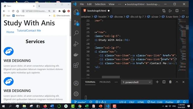 Bootstrap5 Bangla Tutorial 12 : Navigation menu | Nav смотреть онлайн