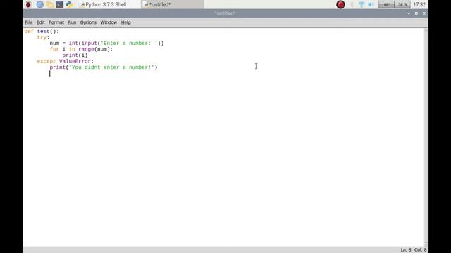 How to use try and except in Python3 IDLE on your Raspberry Pi Raspbian, Raspberry Pi OS or Linux. смотреть онлайн