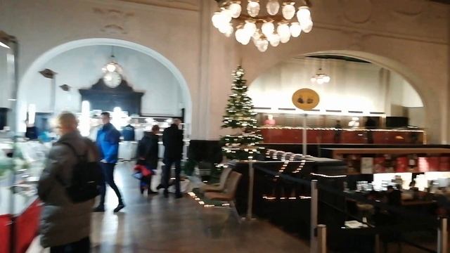 "Поезд на Рождество". Выставка моделей железных дорог в Лейпциге. смотреть онлайн