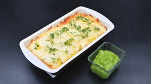 Запеканка из палтуса в стиле гратине