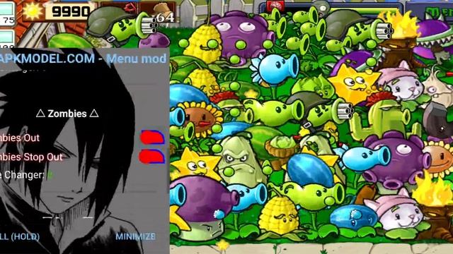 Plants Vs Zombies Mod Menu Version 3.3.2 For Android || PvZ Mod Menu Game Play Part 81