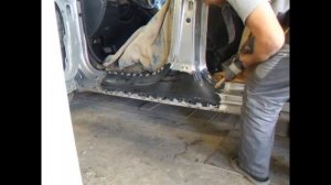 Замена порога Hyundai Santa Fe