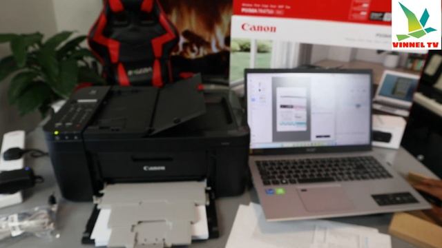 Canon Printer (TR4750i ) How to Scan Documents From Scanner/ADF, Print Double-Sided & Share To Emai смотреть онлайн