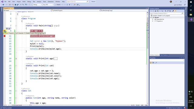 Неделя 4: 5 Пустые ссылки NullReferenceException смотреть онлайн