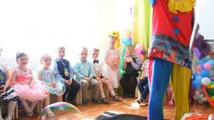 Шоу мыльных пузырей в детском саду
