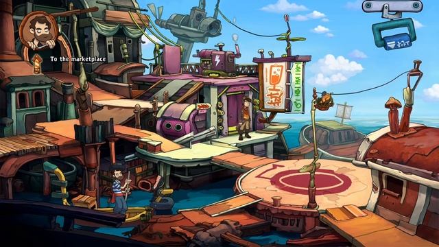 Bringing out the fiery platypus. Walkthrough #14 (Deponia 2) смотреть онлайн