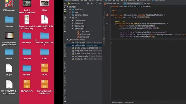Android Recyclerview in Tamil - part 1 смотреть онлайн