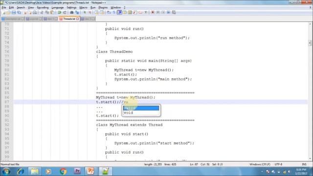 Lesson - 2 : Threads - Instantiate and start a new Thread in Java Programming смотреть онлайн