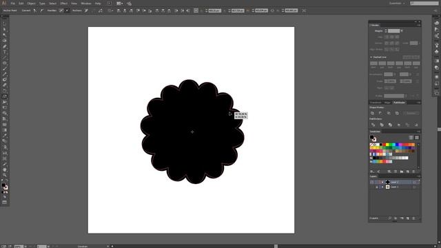 Создание сложного скругления углов в Иллюстраторе смотреть онлайн