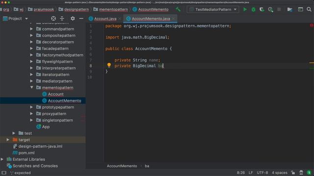 Software design patterns in Java - Memento Pattern смотреть онлайн