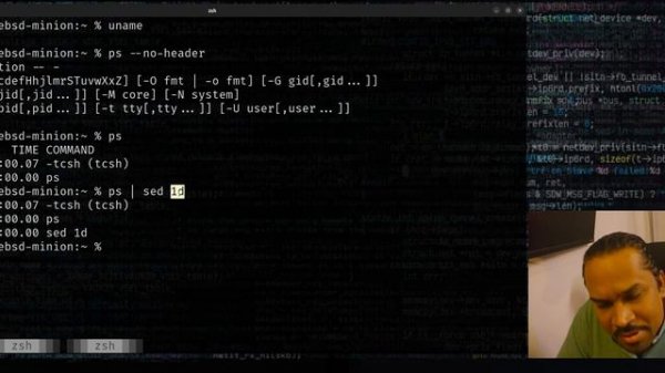 Linux command-line: Removing header lines from files or output of commands using 'sed' tool