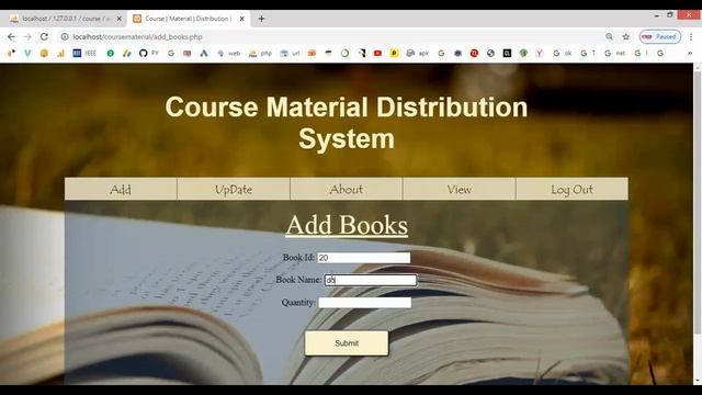 Course Material Distribution System in PHP смотреть онлайн