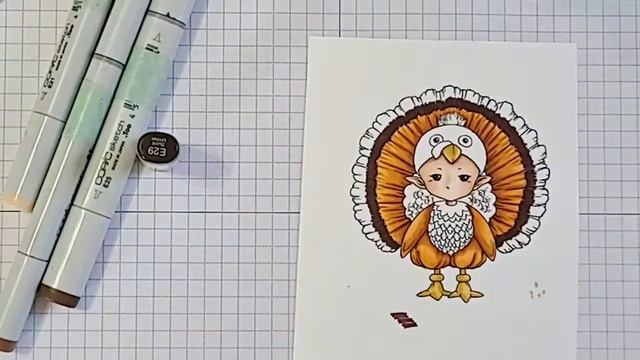 Copic Coloring Aurora Wings Thanksgiving Sprite смотреть онлайн