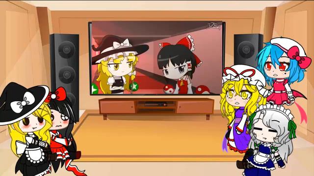 Touhou Reacciona Frisk(Chara) Vs Sakuya Izayoi Parte 4