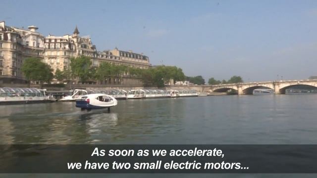 'Sea Bubbles' undertake new tests on the Seine смотреть онлайн