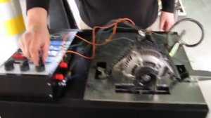 Проверка генератора на стенде