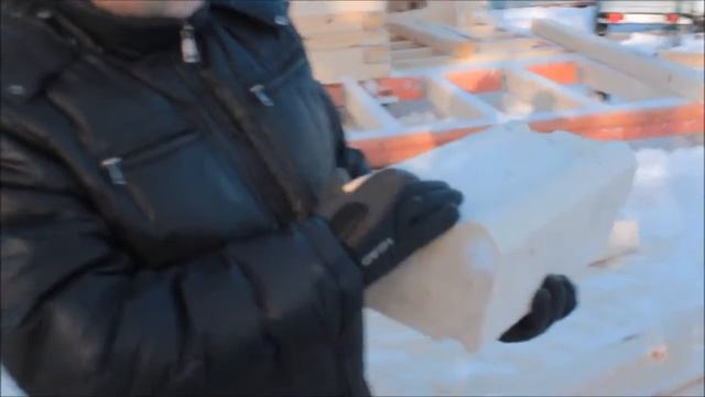 ЗИМНЕЕ СТРОИТЕЛЬСТВО | ДОМ ИЗ ПРОФИЛИРОВАННОГО БРУСА смотреть онлайн