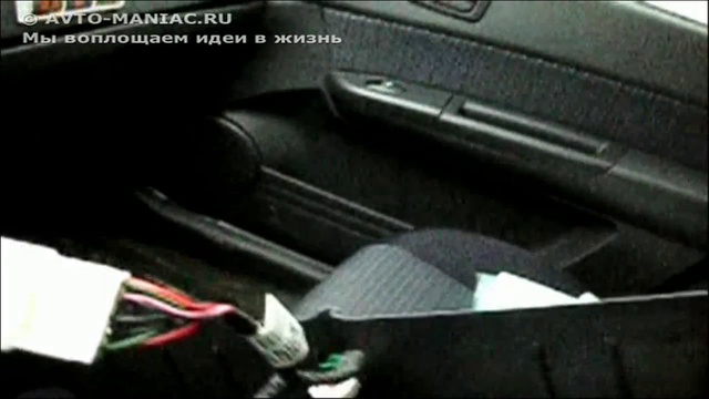 Демонтаж центрального тонеля для замене лампочек подсветки кнопок обогрева сидений Hyundai Getz смотреть онлайн
