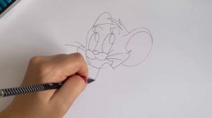 Как нарисовать Джерри из мультика «Том и Джерри» | Рисуем Джерри карандашом, поэтапно и легко