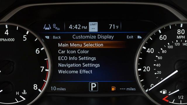 2024 Nissan Murano - Vehicle Information Display смотреть онлайн