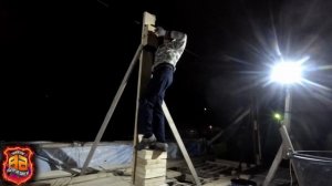 Увидел у азиатских мастеров, как выполнять качественный коньковый прогон двускатной крыши, и задумал