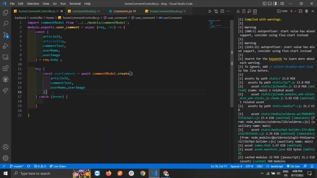 MERN STACK Multi Author Blog user comment model | React | Node | Express | mongodb javascript #105 смотреть онлайн