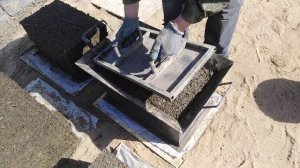 Изготовление арболитовых блоков. Дома.!