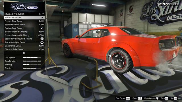 GTA 5 Online - BRAVADO GAUNTLET HELLFIRE (Dodge Challenger Demon) - DLC Vehicle Customization смотреть онлайн