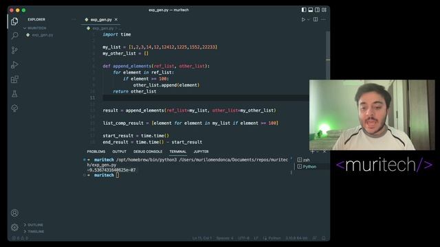 List Comprehensions + Generator Expressions em Python смотреть онлайн