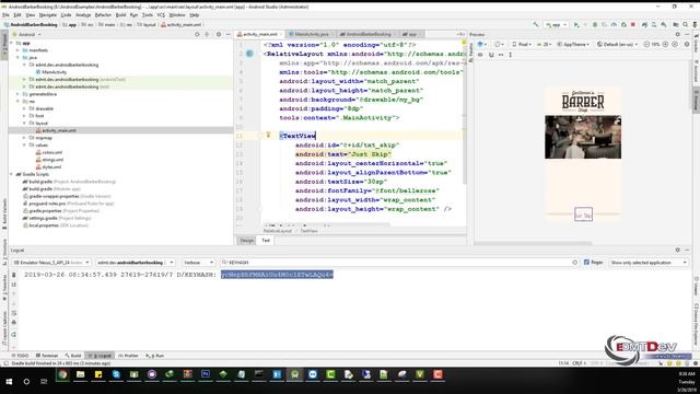 Android Development Tutorial - Barber Booking App part 1 Authenticate User смотреть онлайн