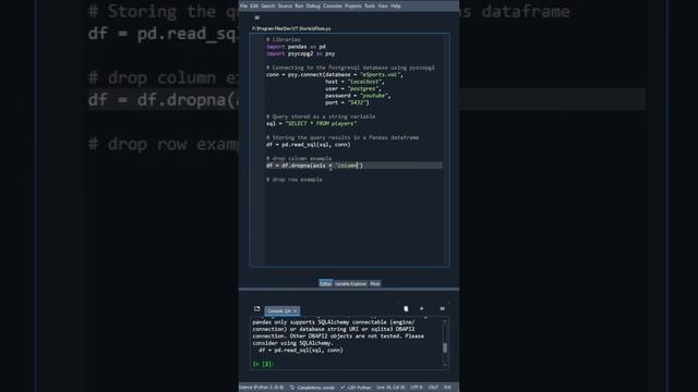 Understanding Pandas DataFrame Axes #python #pythonprogramming #pandas #datascience #sql #postgresq смотреть онлайн