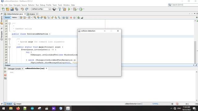 java swing simple collision detection смотреть онлайн