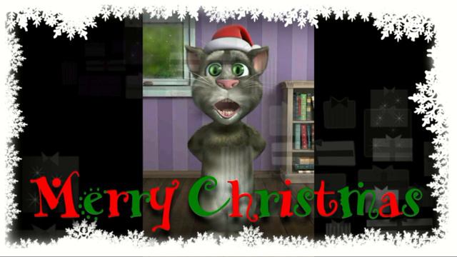 Talking Tom Sings The Christmas Song (Nate King Cole) смотреть онлайн