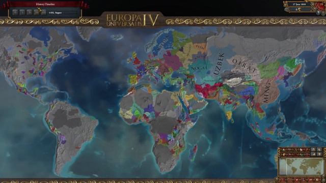 Europa Universalis IV - Timelapse (1444-1810) смотреть онлайн