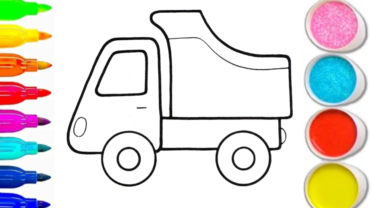 КАК НАРИСОВАТЬ ГРУЗОВИК смотреть онлайн