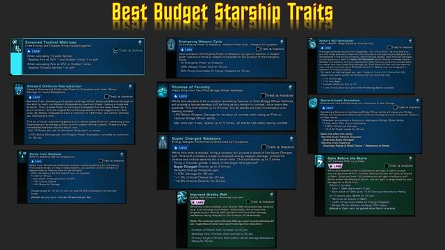 Star Trek Online - Best Budget Starship Traits смотреть онлайн
