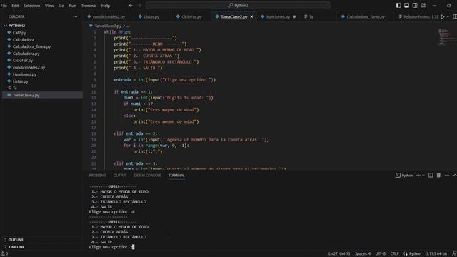 TareaClase2 py Python2 смотреть онлайн