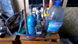 Мини газосварочный пост для ремонта холодильников.