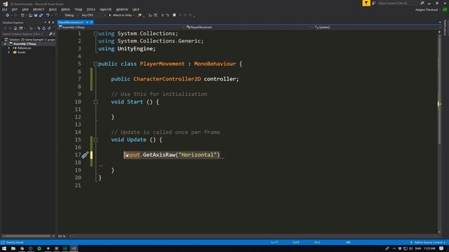 2D Movement in Unity (Tutorial) смотреть онлайн