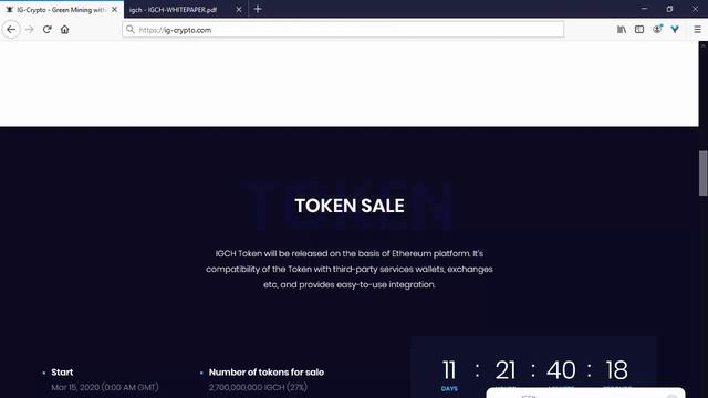 IEO IG Crypto Holding обзор смотреть онлайн