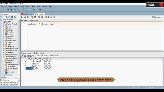 10. Delete Statement in Oracle PL/SQL смотреть онлайн