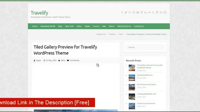 Travelify WordPress Theme Walkthrough смотреть онлайн